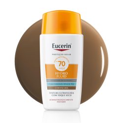 Protetor Solar Facial Eucerin Sun Hydro Fluid Cor Escura Fps70 50ml