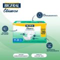FRALDA ADULTO BIGFRAL CLÁSSICA ECONOMICA M 28 UNIDADES