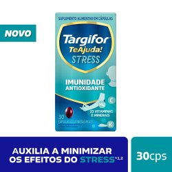 Suplemento Alimentar Targifor Te Ajuda Stress 30 Cápsulas