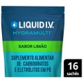 SUPLEMENTO ALIMENTAR LIQUID IV HYDRAMULTI SABOR LIMÃO 16 SACHÊS DE 16G