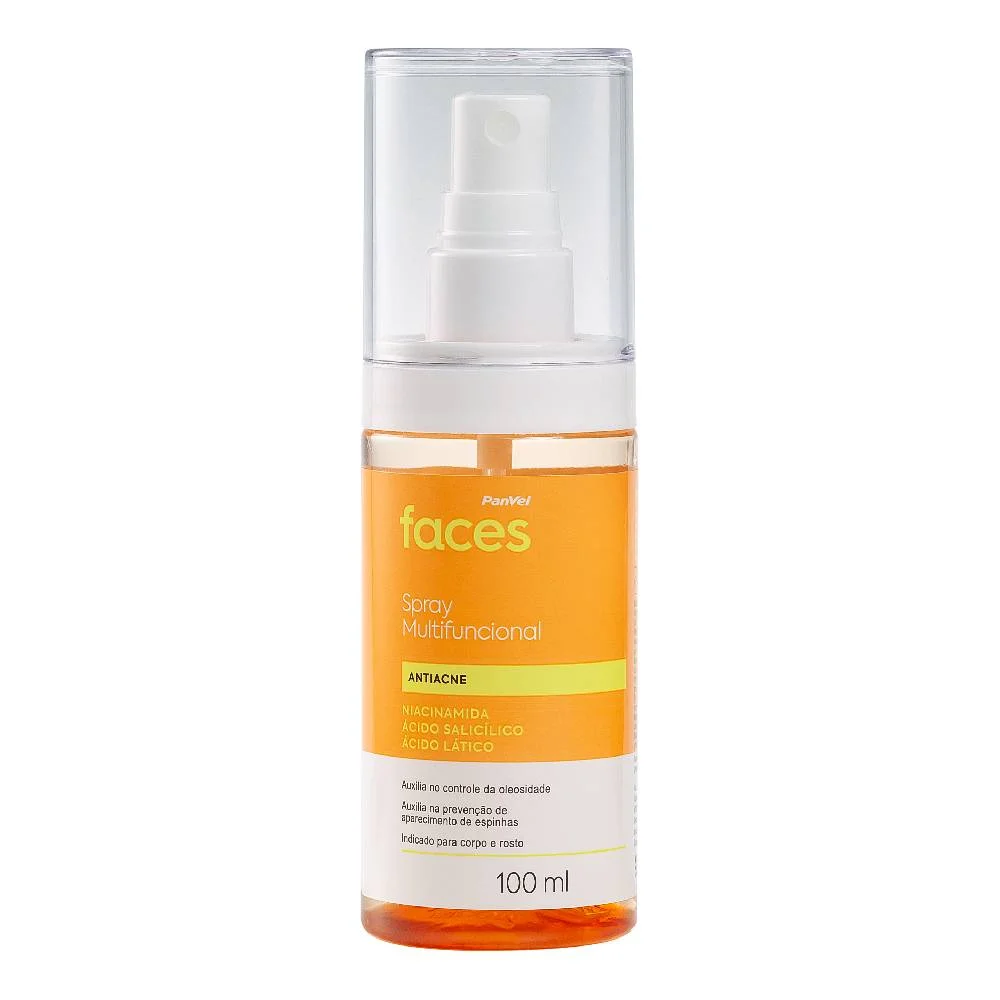 Spray Multifuncional Antiacne Panvel Faces 100ml