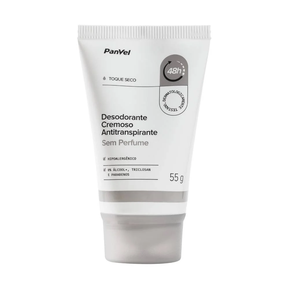 Desodorante Cremoso Sem Perfume Panvel 55g