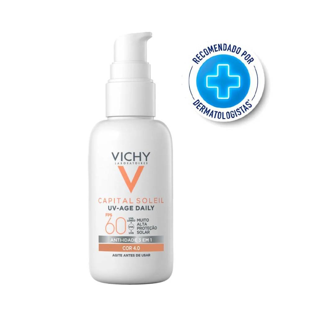 Protetor Solar Facial Vichy Capital Soleil Uv-age Daily Fps60 4.0 40g