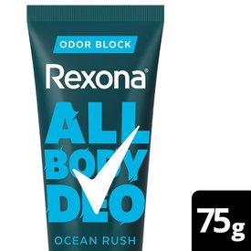 DESODORANTE CORPORAL EM CREME REXONA ALL OVER BODY MEN OCEAN RUSH 75G