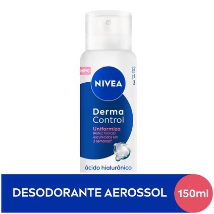 DESODORANTE AEROSOL NIVEA DERMA CONTROL UNIFORMIZA 150ML