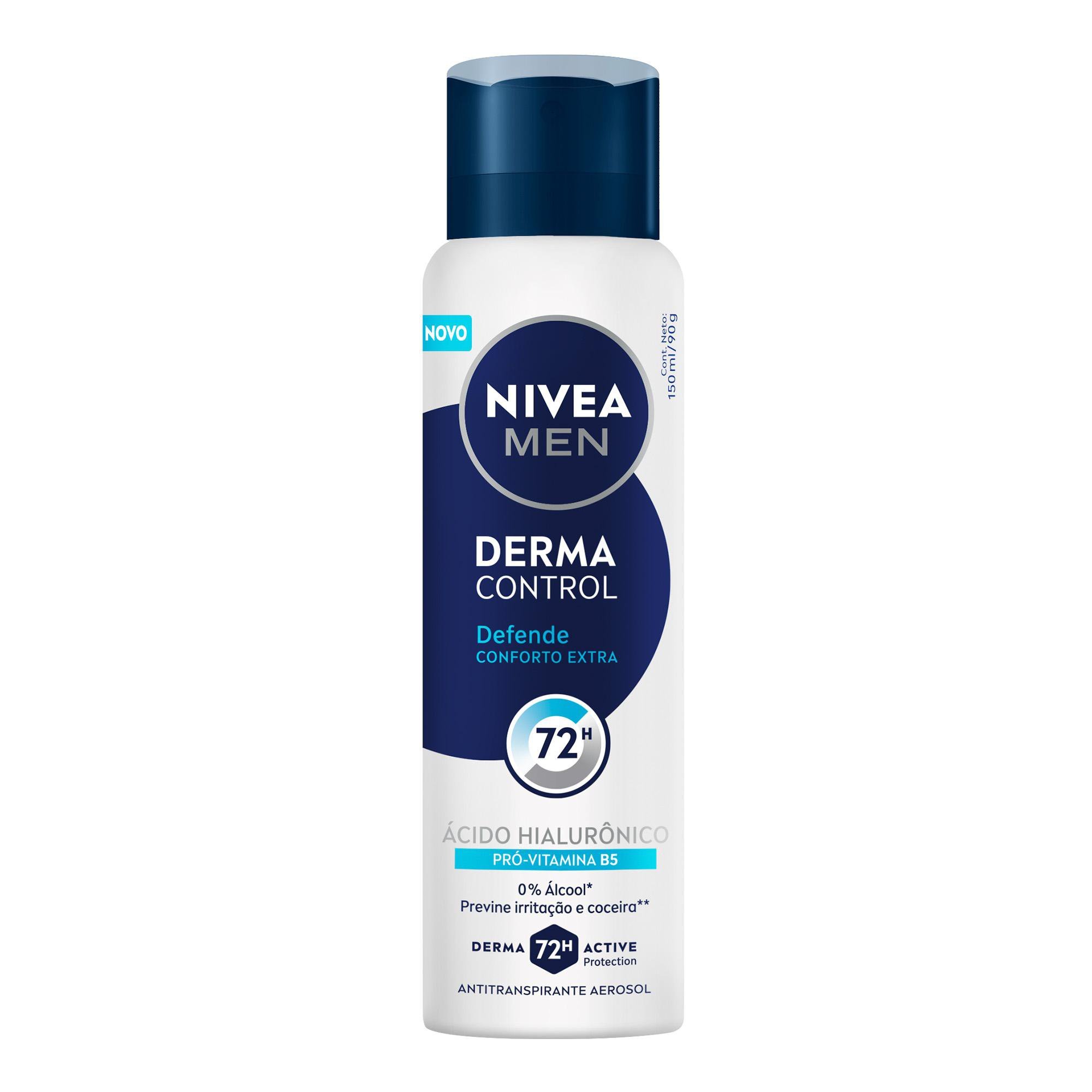  Desodorante Aerossol Nivea Men Derma Control Defende 150ml