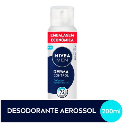 DESODORANTE AEROSSOL NIVEA MEN DERMA CONTROL DEFENDE 200ML