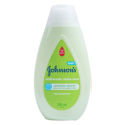 CONDICIONADOR JOHNSONS BABY CABELOS CLAROS 200ML