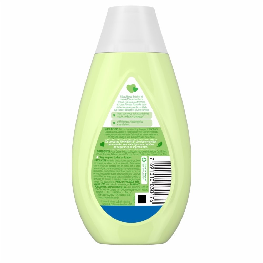 CONDICIONADOR JOHNSON'S BABY CABELOS CLAROS 200ML