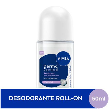 DESODORANTE ROLL-ON NIVEA DERMA CONTROL RESTAURA 50ML