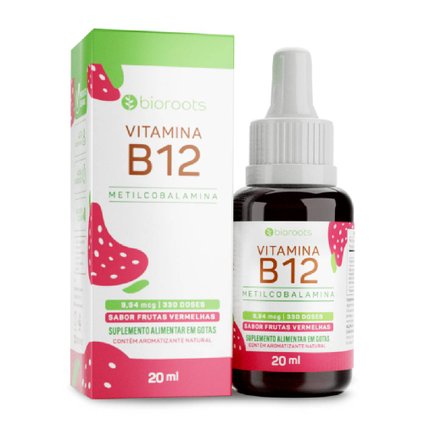 SUPLEMENTO ALIMENTAR VITAMINA B12 BIOROOTS GOTAS 20ML