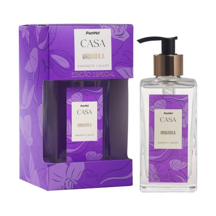 SABONETE LÍQUIDO PARA MÃOS PANVEL CASA ORQUÍDEA 240ML