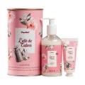 KIT CREME DE MÃOS PANVEL LATA LEITE DE CABRA 30G + SABONETE LÍQUIDO 240ML - PRESENTE DE NATAL