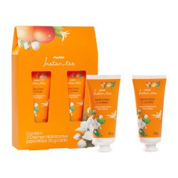 Kit Cremes Para Mãos Panvel Mandarina E Jasmin 2 Unidades De 30g Cada