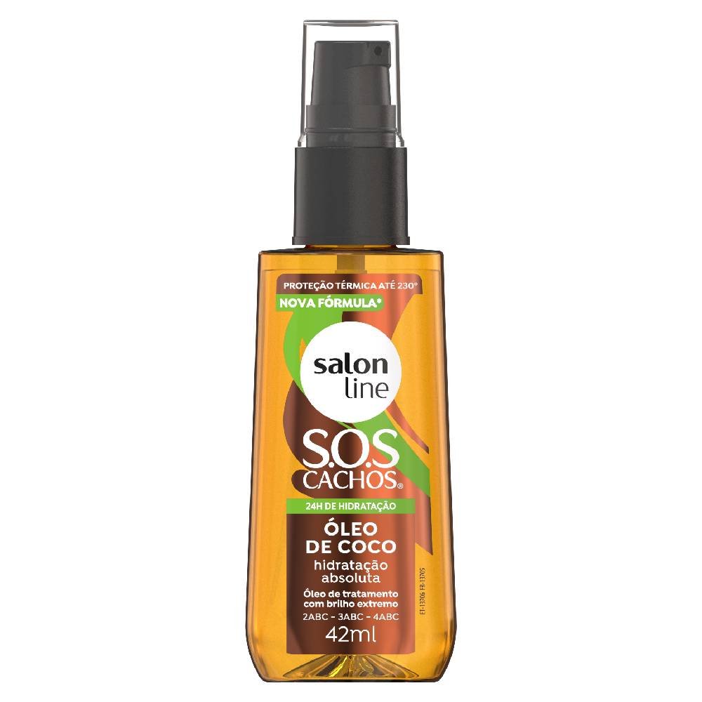 Óleo Capilar Salon Line Sos Cachos Óleo De Coco 42ml