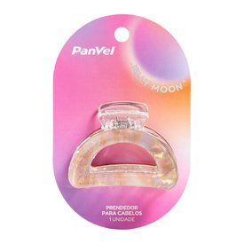 PIRANHA PARA CABELO PEQUENA DE PLÁSTICO MARMORIZADO JELLY MOON PANVEL