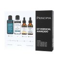 KIT PRINCIPIA ESSENCIAL AVANÇADO GEL DE LIMPEZA GL-01 + SÉRUM AH-2 + SÉRUM VITAMINA C 10% + TÔNICO