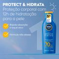 KIT NIVEA SUN PROTETOR SOLAR CORPORAL FPS70 200ML + FACIAL FPS70 40ML