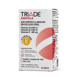 Suplemento Alimentar Triade 1 Ampola Com 3ml