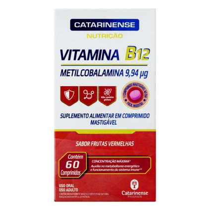 VITAMINA B12 CATARINENSE 60 COMPRIMIDOS