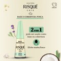 BASE E COBERTURA FOSCA RISQUÉ CARE 8ML