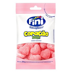 BALA FINI ZERO AÇÚCAR CORAÇÃO AZEDINHO 35G