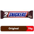 CHOCOLATE SNICKERS DUAS BARRAS 78G