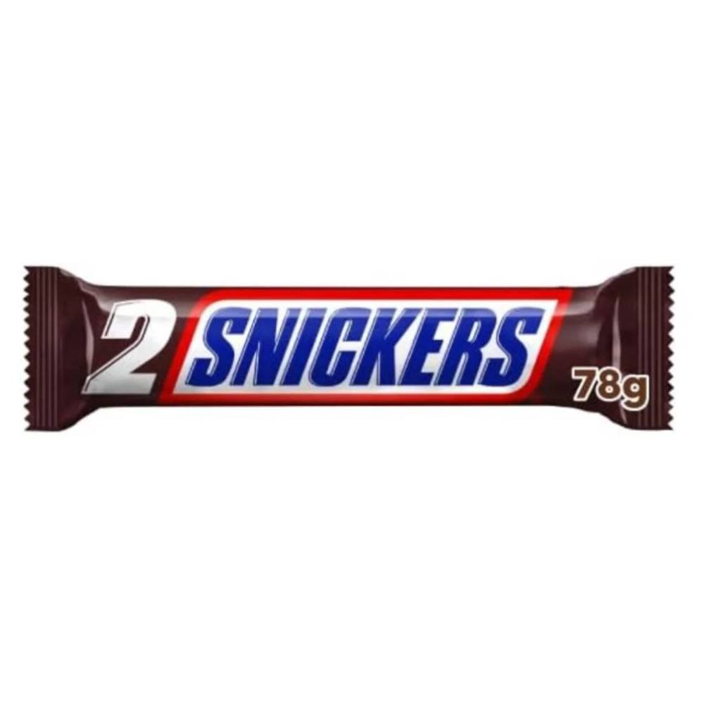Chocolate Snickers Duas Barras 78g
