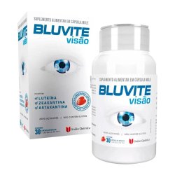 Suplemento Ocular Bluvite Visão 30 Cápsulas Moles
