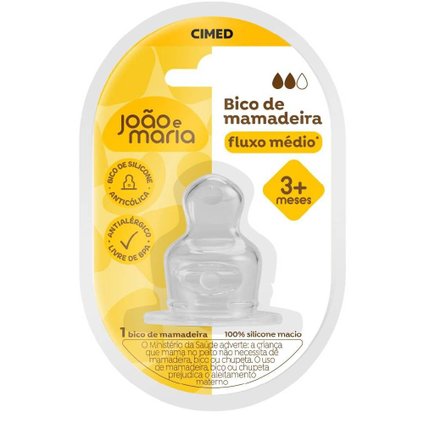BICO PARA MAMADEIRA JOÃO E MARIA FLUXO MÉDIO COM 1 UNIDADE