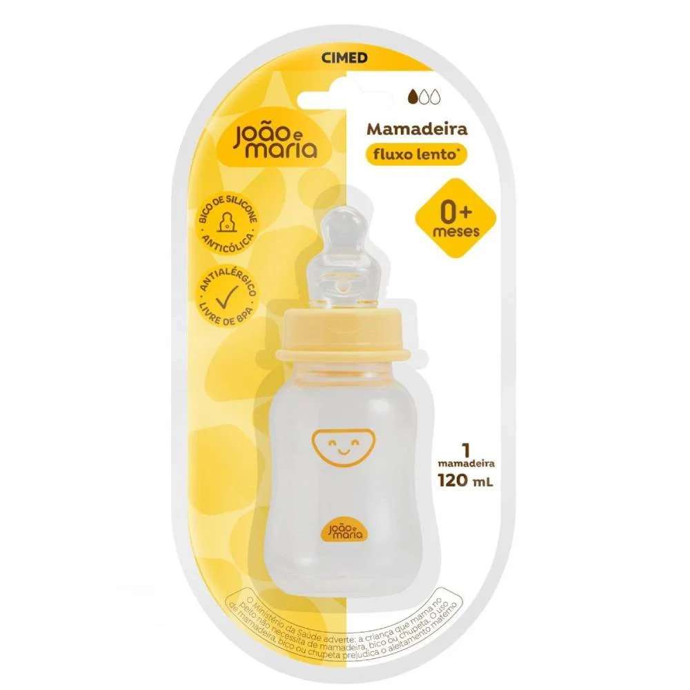 Mamadeira João E Maria Fluxo Lento 120ml