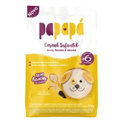Cereal Infantil Papapá Aveia, Banana E Ameixa 170g