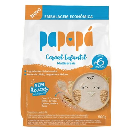 CEREAL INFANTIL PAPAPÁ MULTICEREAIS 500G
