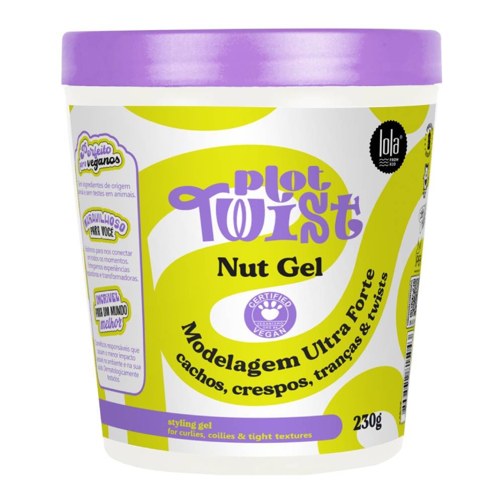 Gel Modelador Capilar Lola Cosmetics Plot Twist Nut 230g
