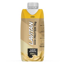 BEBIDA LÁCTEA LAVITAN WHEY PROTEIN 15G DE PROTEÍNAS BAUNILHA 250ML