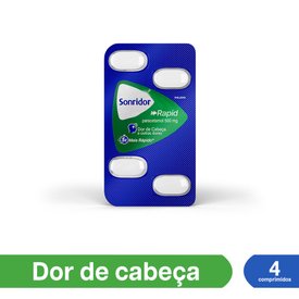 SONRIDOR RAPID PARACETAMOL 500MG 4 COMPRIMIDOS