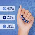 ESMALTE AZUL RISQUÉ & CHILLI BEANS ASAS PARA LIBERDADE METÁLICO 8ML