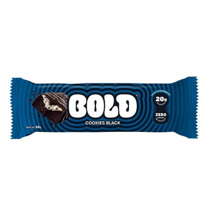 BARRA DE PROTEÍNA BOLD COOKIES BLACK 60G