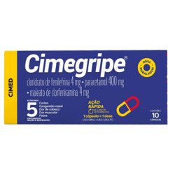 Antigripal Cimegripe 10 Cápsulas