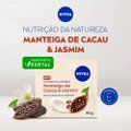 SABONETE CORPORAL VEGETAL EM BARRA NIVEA NUTRIÇÃO DA NATUREZA MANTEIGA DE CACAU E JASMIM 80G