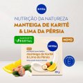KIT SABONETE EM BARRA VEGETAL NIVEA NUTRIÇÃO DA NATUREZA MANTEIGA DE KARITÉ E LIMA 6 UNIDADES DE 80G