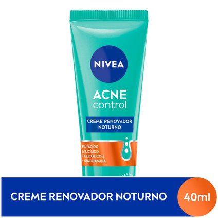 CREME FACIAL NIVEA ACNE CONTROL RENOVADOR NOTURNO 40ML