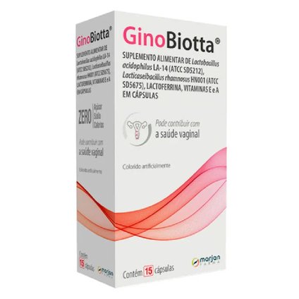 SUPLEMENTO ALIMENTAR GINOBIOTTA 15 CÁPSULAS
