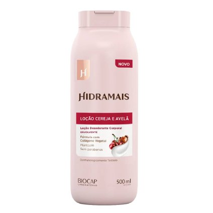 LOÇÃO HIDRATANTE CORPORAL HIDRAMAIS CEREJA E AVELÃ 500ML