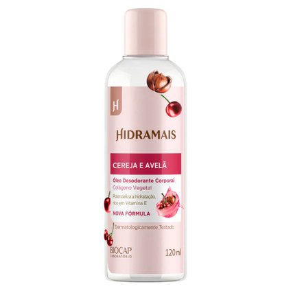 ÓLEO CORPORAL HIDRAMAIS CEREJA E AVELÃ 120ML