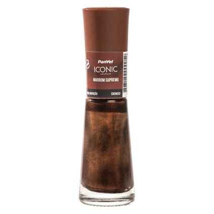 ESMALTE PANVEL MAKE UP ICONIC EDITION MARROM SUPREMO 8ML