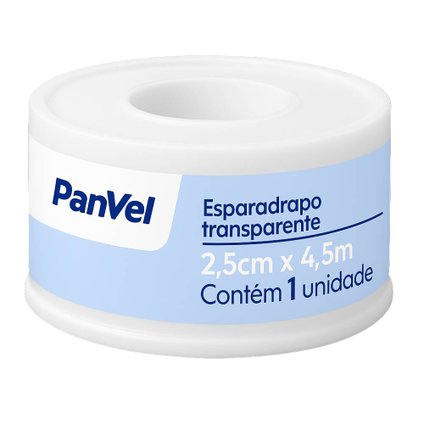 ESPARADRAPO TRANSPARENTE 2,5CMX4,5M PANVEL