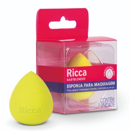 ESPONJA PARA MAQUIAGEM RICCA MAKE UP PERFECT MINI 1 UNIDADE
