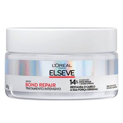MÁSCARA DE TRATAMENTO CAPILAR L'OREAL PARIS ELSEVE BOND REPAIR 200G