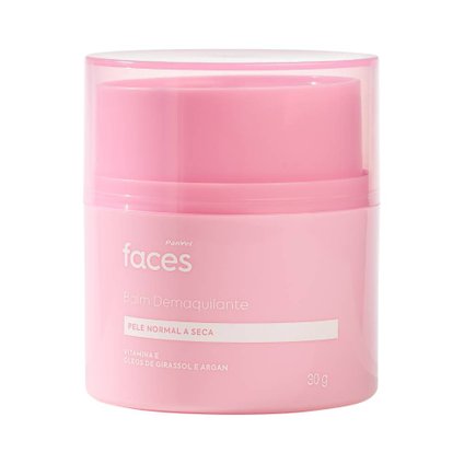 BALM DEMAQUILANTE PANVEL FACES PELE NORMAL A SECA 30G